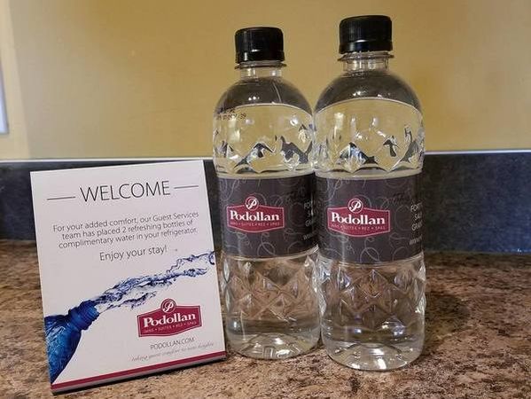 Bottled Water at Prime Hotel Fort McMurray 